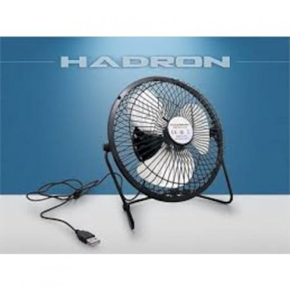 HADRON USB BÜYÜK  METAL FAN VANTİLATÖR  18X18 CM ÇAPINDA - 2