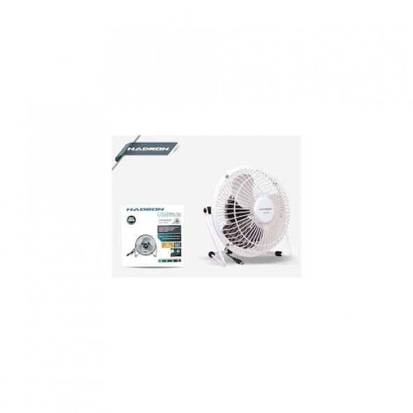 HADRON USB BÜYÜK  METAL FAN VANTİLATÖR  18X18 CM ÇAPINDA - 3