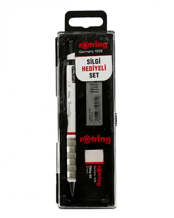 Rotring Mekanik Kurşun Kalem Seti 0.7-Beyaz