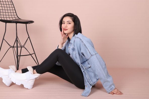 Aktuel Giyim 5114-1 Fermuarlı Torba Cep Ceket - 4