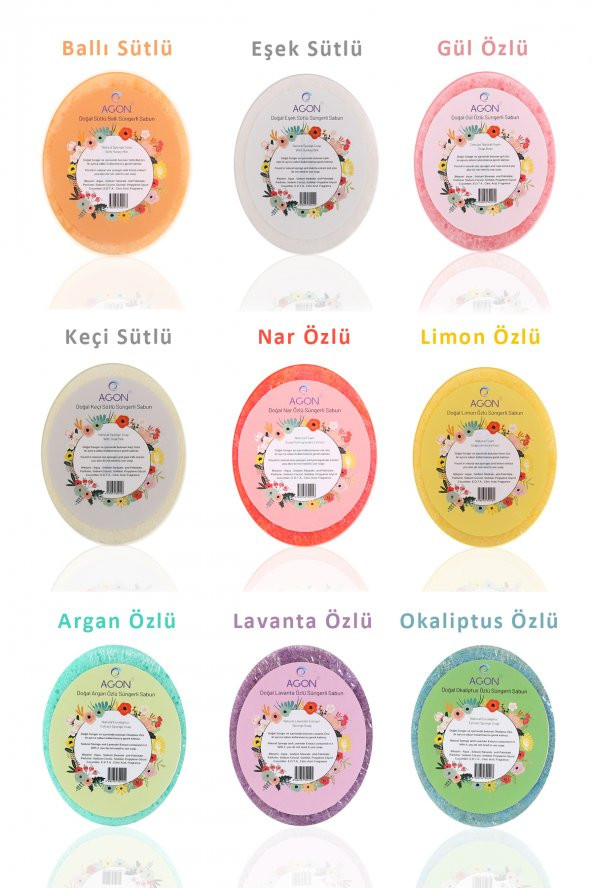 Doğal El Yapımı Argan Özlü Sabunlu Vücut Duş Süngeri 125 Gr - 2