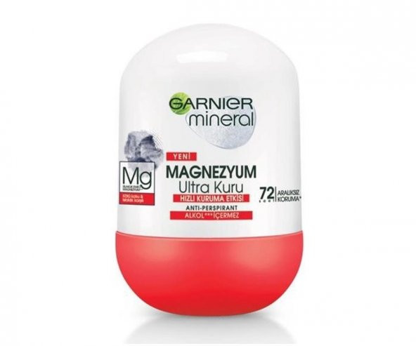 Garnier Mineral Magnezyum Ultra Kuru Roll-On 72 Saat