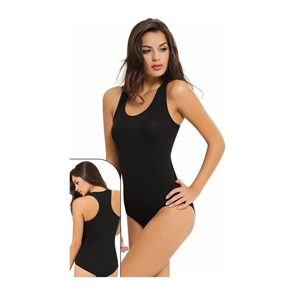 NBB 2943 Geniş Askılı Çıtçıtlı Spor Body