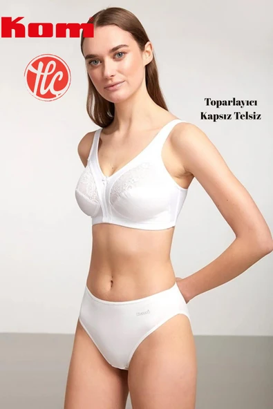 Kom Ayarlanabilir Sabit Askılı Barbara Balensiz Yüksek Kaliteli  Toparlayıcı Kapsız Telsiz Kadın Sütyen - 7