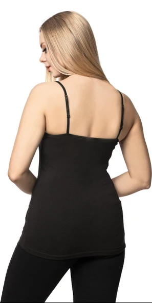 LÜX DRM 053 Ayar Askılı Pamuklu Likralı Atlet - 2