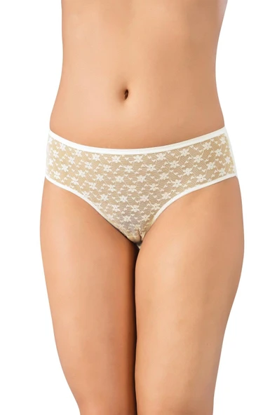 LÜX DRM 3110 Bamboo iz Yapmaz Dantelli Slip - 1