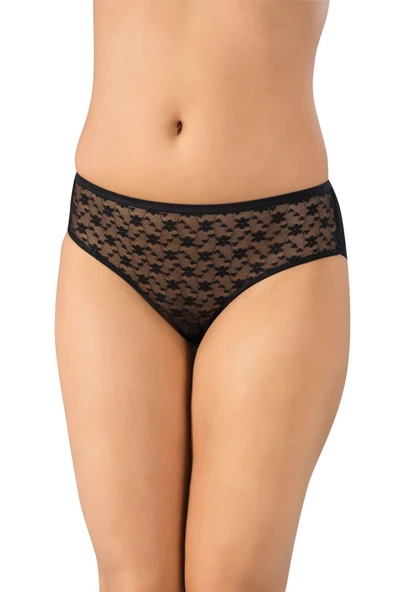 LÜX DRM 3110 Bamboo iz Yapmaz Dantelli Slip - 2