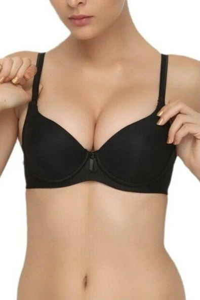Yeni İnci Kadın Dolgulu Balenli Destekli Sütyen - 3