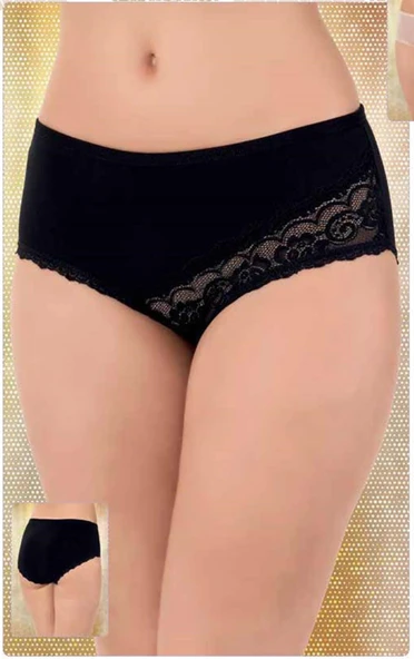 Lüx DRM 2502 Kadın Dantelli Likralı Bato Külot - 2