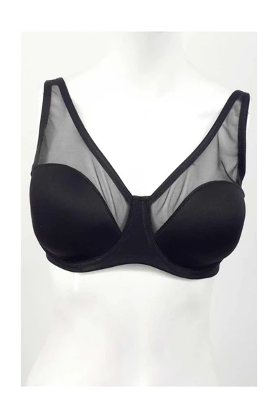 Le Jardin 9200 Tüllü Balenli Desteksiz Toparlayıcı Tek Sütyen - 3