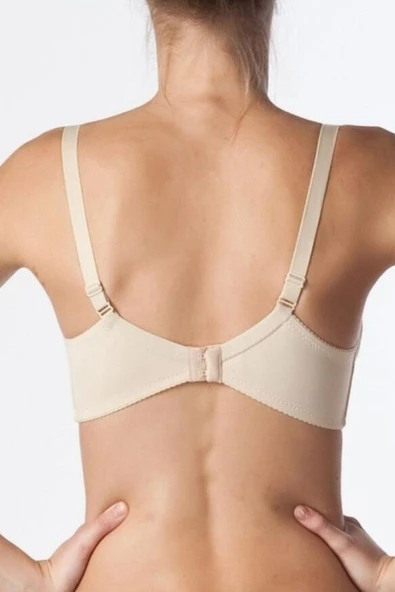 Nbb Kadın Büyük Beden Dubleli Balensiz Mikro Ayarlanabilir Askı Toparlayıcı Sütyen - 8