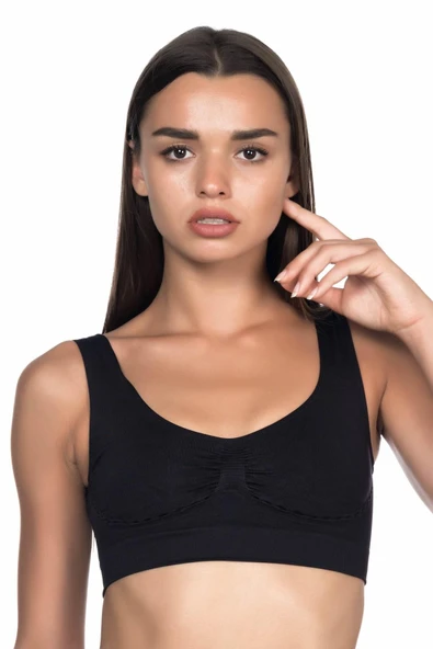 M.I 4015 Dikişsiz Dekolte Toparlayıcı Sütyen - 4