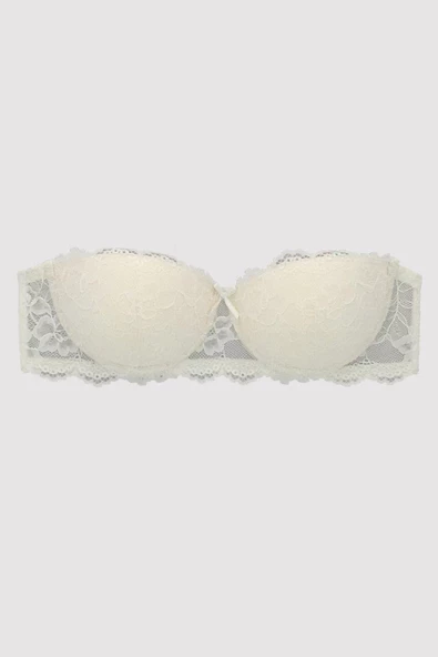 Pierre Cardin 6203 Pisa Balenli Destekli Straplez Dantelli Sütyen - 5