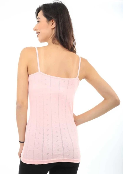 İlke 223 Kadın Jakarlı İp Askılı Atlet - Resim 6