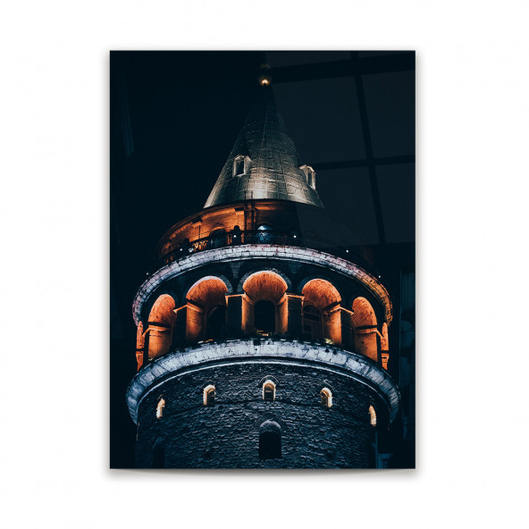 Glass Art Concept Galata Kulesi 50x70 Cm Cam Tablo - 2
