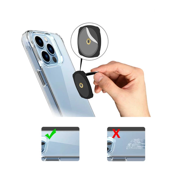 Metal Telefon Yüzük Tutucu Ring Aparat RNG-27 - 7
