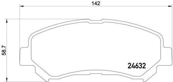 Nissan X-Trail Ön Fren Balata (2007-2011) 2.0 DCI D1060JD00A - Resim 2