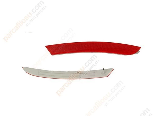 Seat Leon Arka Tampon Reflektörü (2005-2009) 1.6, 1.4TSI, 1.9 TDI, 2.0 TDI 1P0945106B - Resim 2