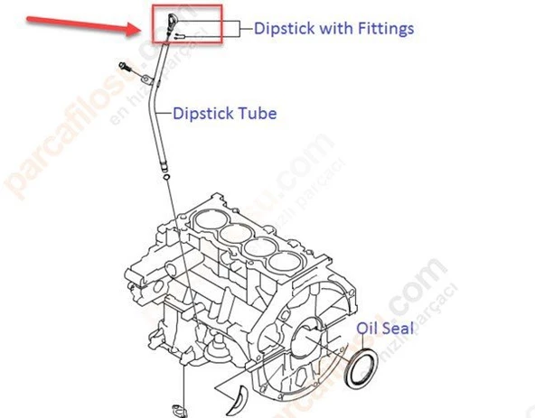 Hyundai İ20 Yağ Çubuğu (2008-2012) 1.2 2661103010 ürün görseli