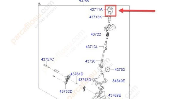 Hyundai Accent Vites Topuzu (2011-2015) 1.4 437110U100RY - Resim 3