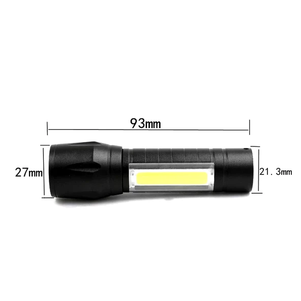 Mini Çok Güçlü Şarjlı El Feneri (xpe-cob Led )  Wt-030 - 3
