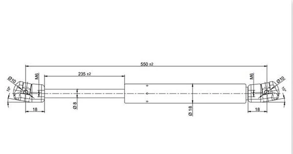 Chevrolet Captiva Ön Kaput Amortisör (2006-2014) 2.0 96830124