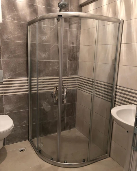 Teknesiz Oval Cam Duşakabin ND110 - 2