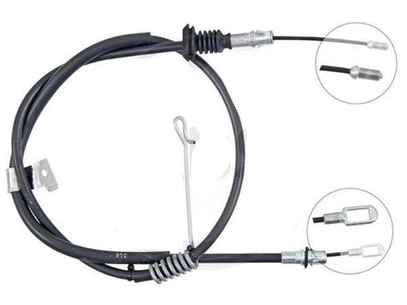 Transit Custom Arka Sol El Fren Teli (2012-2019) 2.2L CR TC 14 DSL 100CC, 2.2L CR TC 14 DSL 125PS MK312A809AA ürün görseli