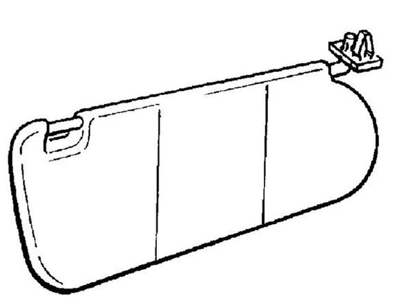 Opel Astra Clasic Güneşlik (1998-2007) 1.6, 1.4 24454157 ürün görseli