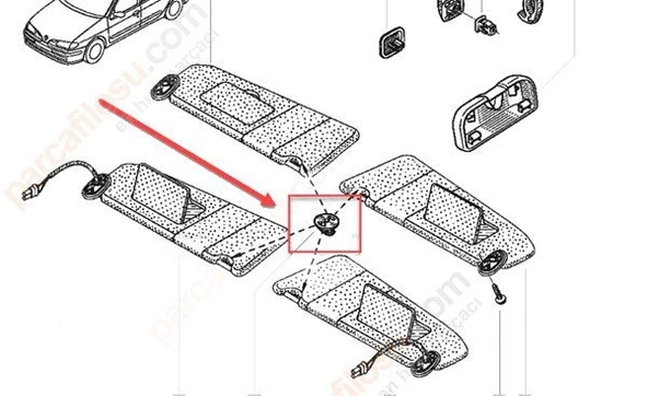 Opel Vivaro Güneşlik (2007-2013) 2.0 CDTI 7700836159 - 3