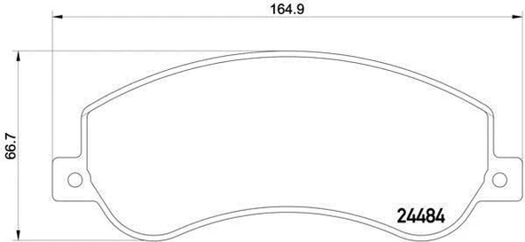 Volkswagen Amarok Ön Fren Balata (2010-2020) 2.0 TDI 6C112K021A1E - Resim 2