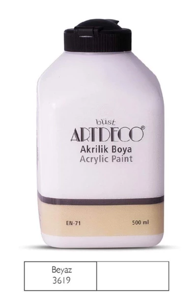 Artdeco Akrilik Boya 500 ml Beyaz