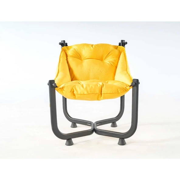 ReHome Minderli Asma Koltuk Bahçe Balkon Puf - 8