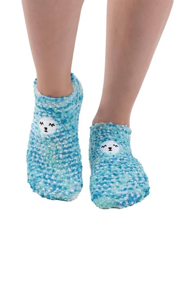 Sahab 48950 Kadın Ayıcık Desenli Peluş Patik - 5