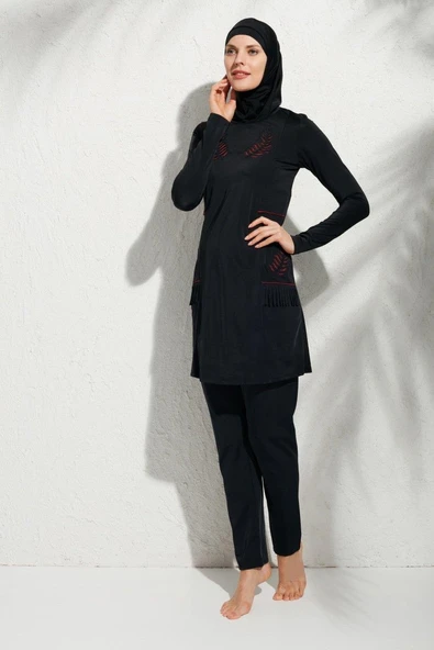 Pierre Cardin 191913 Uzunkollu Aplikeli Tesettür Mayo ürün görseli