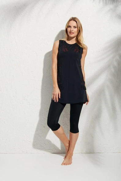 Pierre Cardin 191912 Japonekol Aplikeli Tesettür Mayo - Resim 6