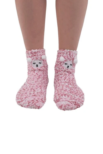 Sahab 48900 Kadın Ayıcık Desenli Peluş Çorap - Resim 5