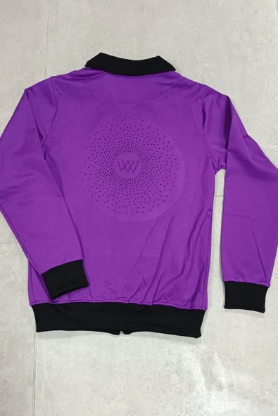 Capri 941 Kadın Taşlı Dalgıç Kumaş Eşofman Takım - 5