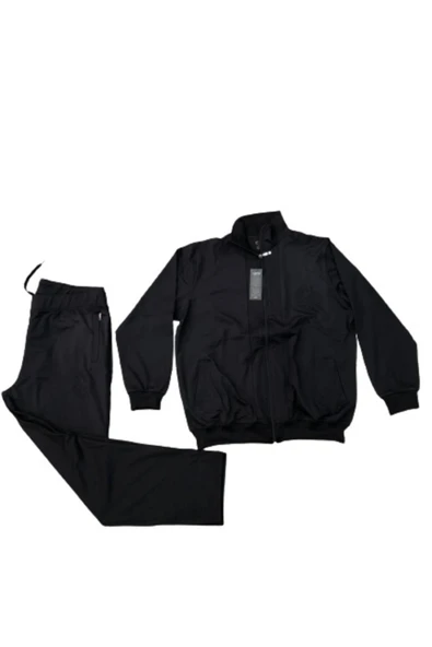 Capri 942 Kadın Battal Taşlı Dalgıç Kumaş Eşofman Takım - 5