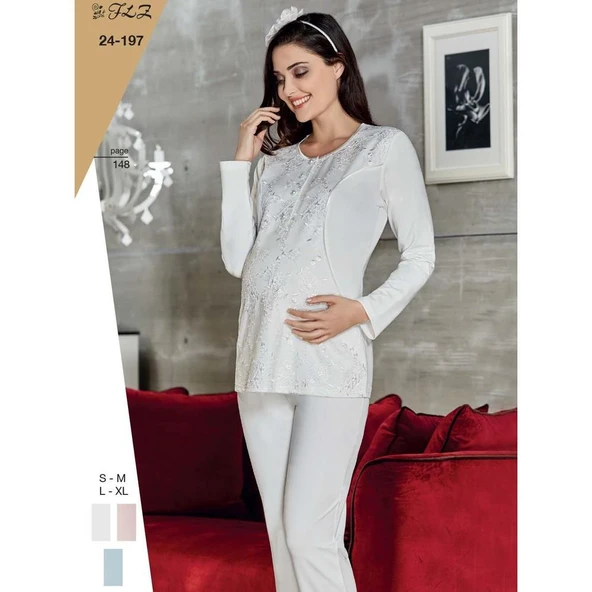 Flz 24-197 Lohusa Pijama Takım - 2