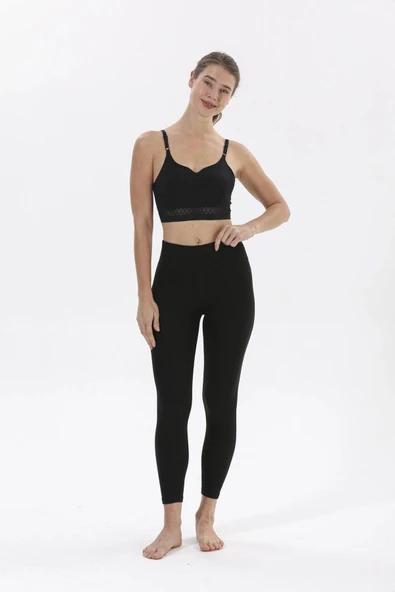 Yıldız 3870 Kadın Likralı Kışlık Sıcak Tutan Termal Tayt İçlik - 3