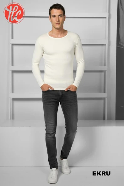 Goldenbay 2518 Erkek O Yaka Uzun Kollu Üst Termal Sıcak Tutan İçlik - 10