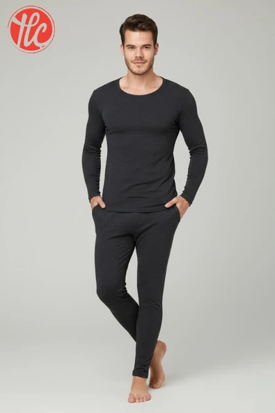 Goldenbay 2518 Erkek O Yaka Uzun Kollu Üst Termal Sıcak Tutan İçlik - 3