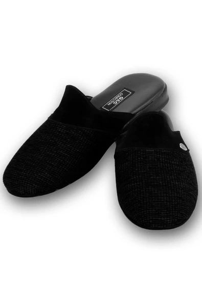 G&C Erkek Örgü Kumaş Çeyiz Damat Ev Terliği - 3