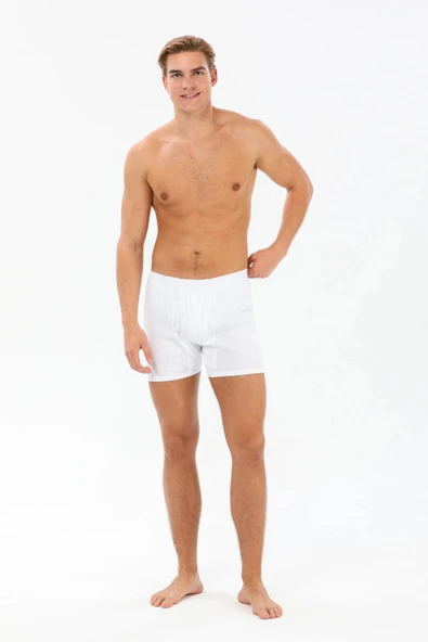 Yıldız 02 Erkek Büyük Beden Pamuklu Ribana Arjantin Paçalı Külot 1 Adet - 3