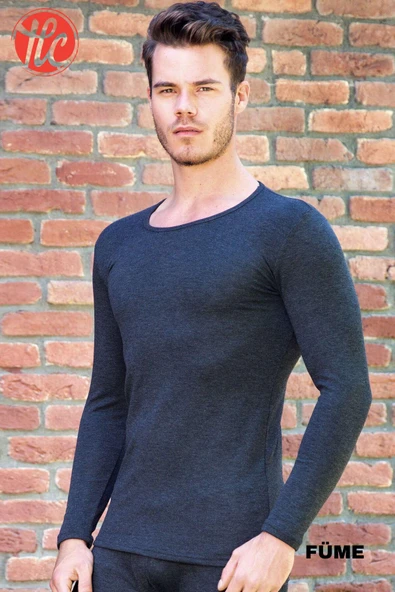 Goldenbay 2518 Erkek O Yaka Uzun Kollu Üst Termal Sıcak Tutan İçlik