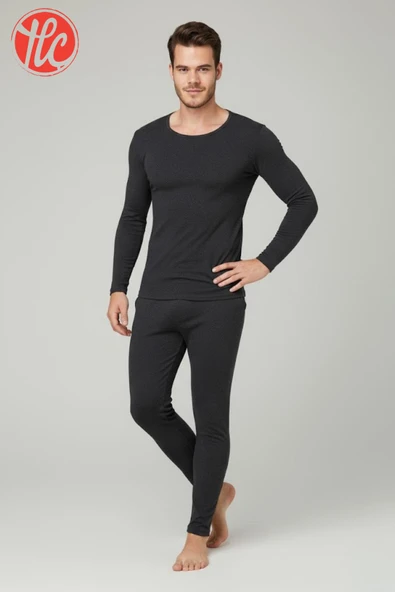 Goldenbay 2518 Erkek O Yaka Uzun Kollu Üst Termal Sıcak Tutan İçlik - 5