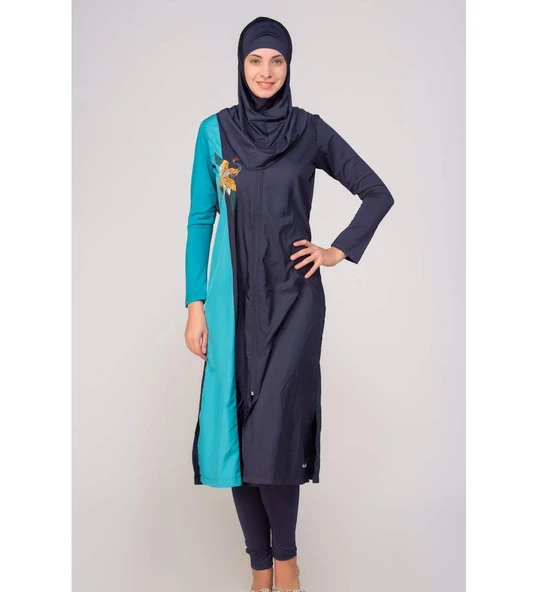 Alfasa 265 Taytlı Tam Kapalı Tesettür Mayo - 5