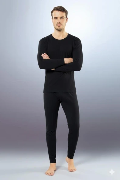 Anıt 1122 Erkek İnterlok Sıcak Tutar Kaşındırmaz Uzun Kol Üst İçlik - Resim 2