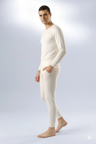 Anıt 1122 Erkek İnterlok Sıcak Tutar Kaşındırmaz Uzun Kol Üst İçlik - Resim 6